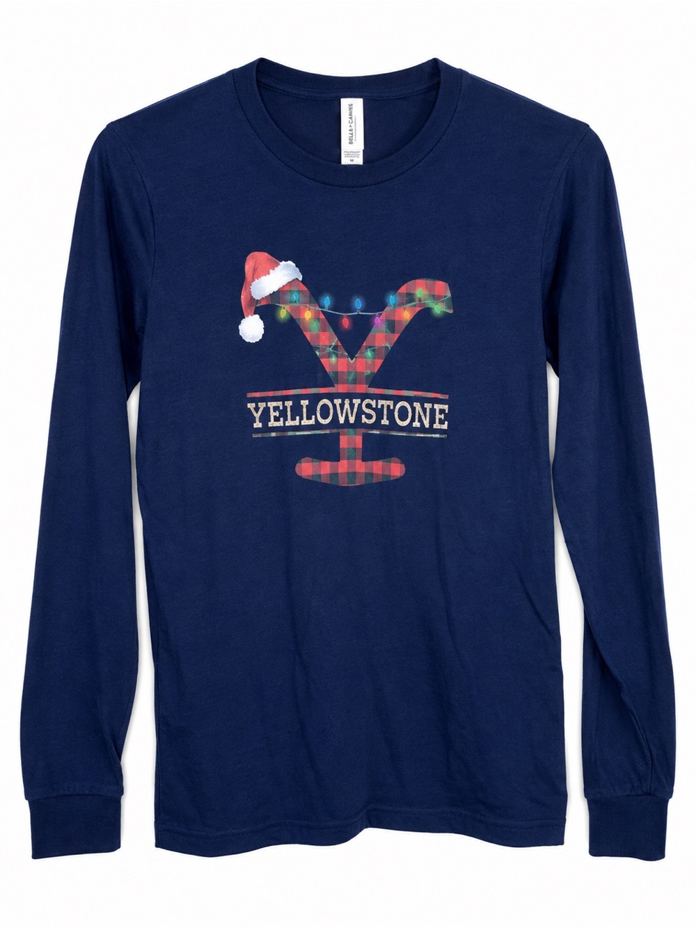 Bella + Canvas Yellowstone Holiday Graphic Long Sleeve Shirt Women’s Small